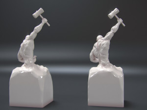 the man who made himself 3d print model 3D 打印模型