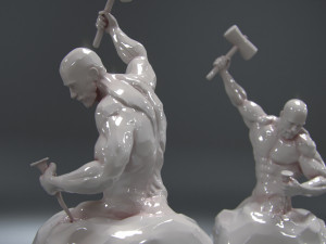 the man who made himself 3d print model 3D 打印模型