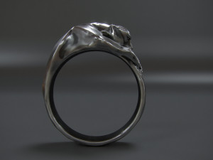 panther ring 3d print model 3D प्रिंट मॉडल