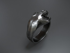 panther ring 3d print model 3D 打印模型