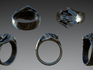 panther ring 3d print model 3D 打印模型