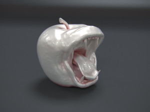 apple mutant 3d print model 3Dプリントモデル
