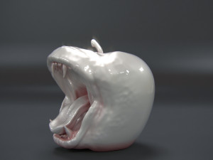 apple mutant 3d print model 3Dプリントモデル