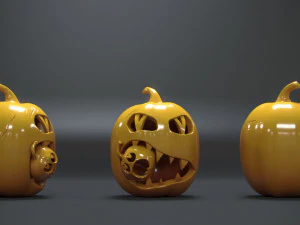pumpkin monster 3D Print Model
