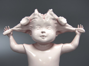 zombie girl 3D Baskı Modeli