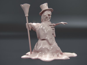christmas snowman 3d print model 3D Принт Модель