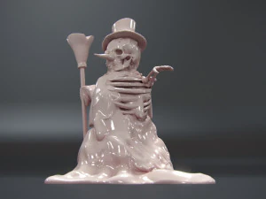 christmas snowman 3d print model 3D Print Model