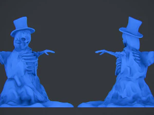christmas snowman 3d print model 3D Print Model