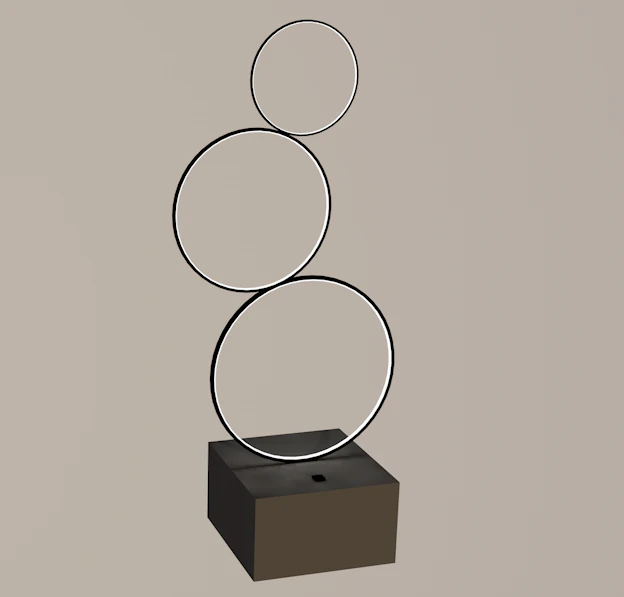 l&acirc;mpada de design Modelo 3D .c4d .max .obj .3ds .fbx .stl .blend 