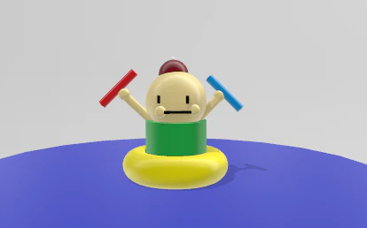 kid in the water xd 3D Print Model .c4d .max .obj .3ds .fbx .stl .blend 