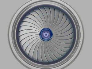 タービン 3Dモデル