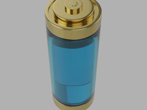bateria Modelo 3D