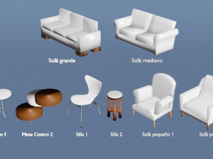 home interior package 3D Модель