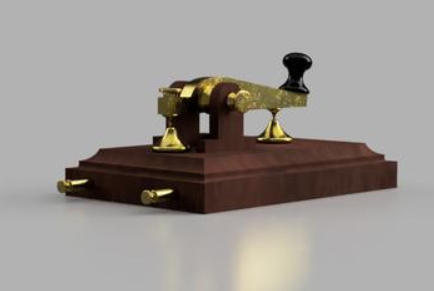 telegraph 3D Druckmodell .c4d .max .obj .3ds .fbx .stl .blend 