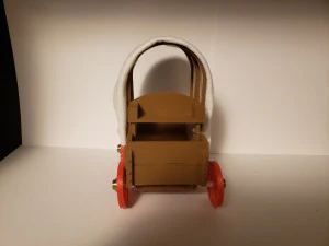 covered wagon 3D Print Model