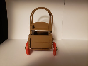 covered wagon 3D-printmodel