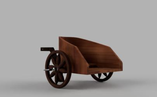 chariot 3D Print Model .c4d .max .obj .3ds .fbx .stl .blend
