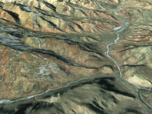 high quality terrain model Modello 3D