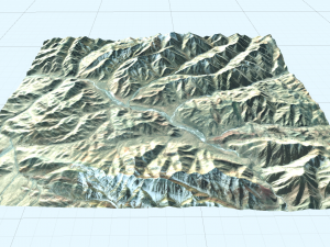 high quality terrain model 3D 模型