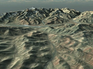 high quality terrain model 3D 模型