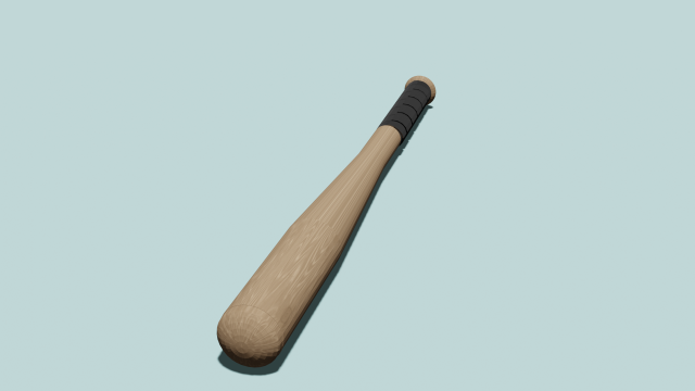 basboll for game 3D Model .c4d .max .obj .3ds .fbx .stl .blend 