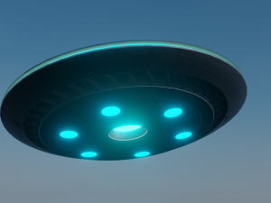 ufo for game Modelo 3D