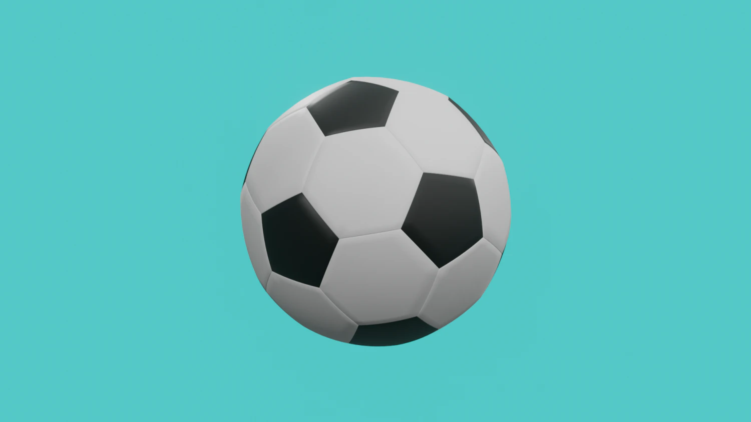 football ball for games 3D Model .c4d .max .obj .3ds .fbx .stl .blend 