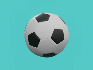 pallone da calcio per i giochi Modello 3D