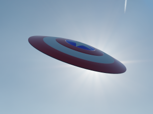 Captain america shild for game 3D Model
