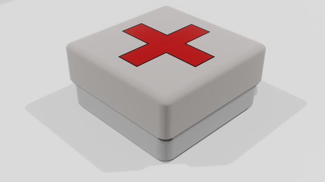 health kit for game Model 3D .c4d .max .obj .3ds .fbx .stl .blend