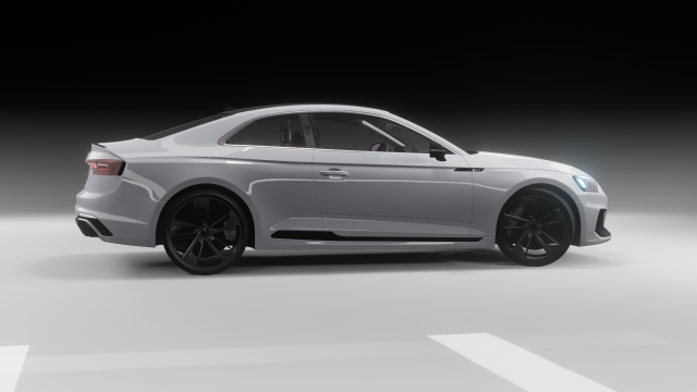 audi rs5 car blander model Modello 3D .c4d .max .obj .3ds .fbx .stl .blend 