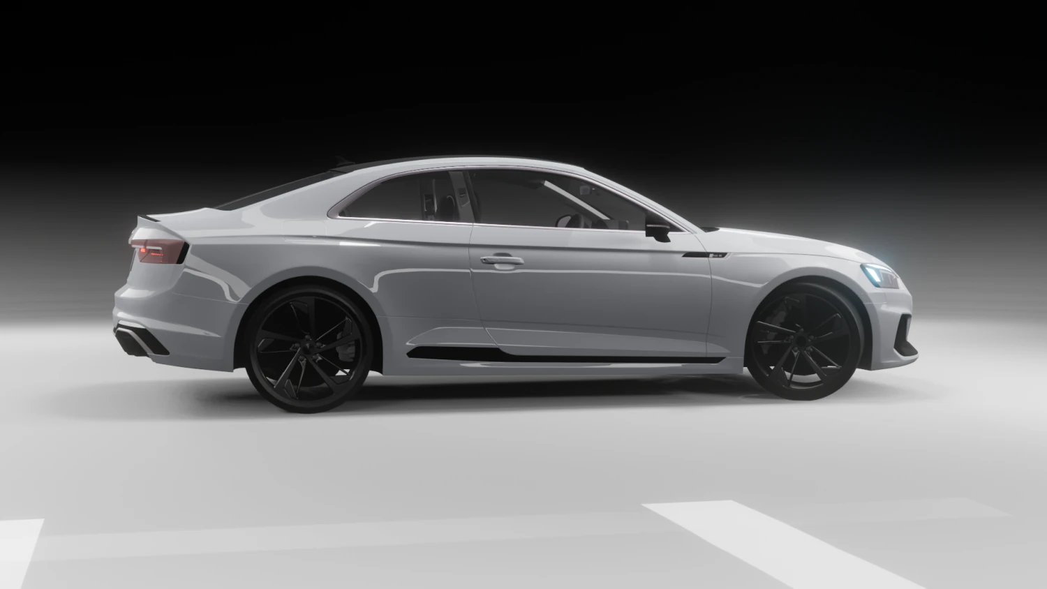 audi rs5 car blander model 3D Model .c4d .max .obj .3ds .fbx .stl .blend