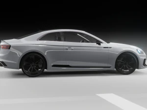 아우디 rs5 자동차 블렌더 모델 3D 모델