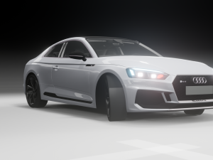audi rs5 car blander model Modello 3D