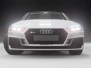 audi rs5 car blander model 3D Model