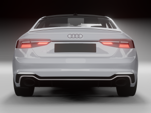 audi rs5 car blander model Modello 3D