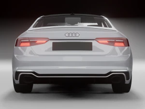 audi rs5 car blander model 3D Model