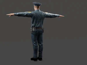 police 3D Model