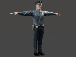 police Modelo 3D