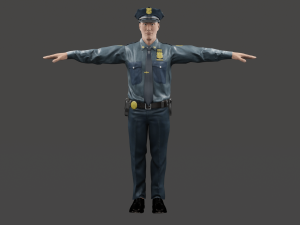 police Modelo 3D