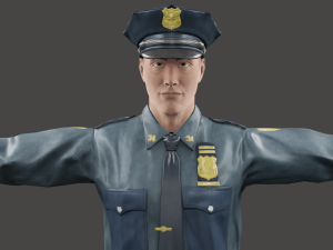 police Modelo 3D