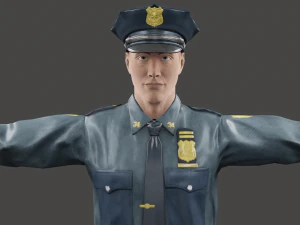 police 3D Model