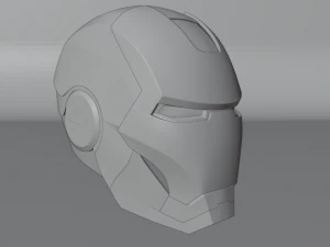 iron man halmet 3D Print Model