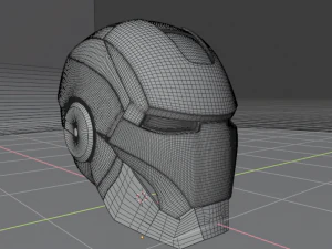 iron man halmet 3D Print Model