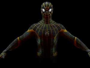 spider man no way home suit 3D 模型