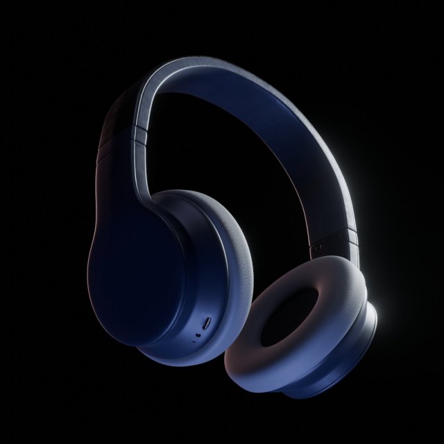 Headphone Modelo 3D .c4d .max .obj .3ds .fbx .stl .blend 