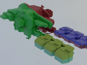 투기 3D 프린트 모델