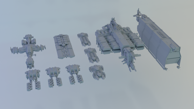ore ships from eve online Modelo de Impressão 3D .c4d .max .obj .3ds .fbx .stl .blend 