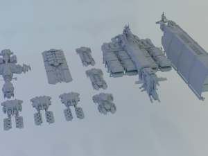 ore ships from eve online Model do druku 3D