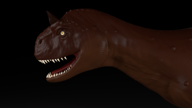 carnotaurus 3D Model .c4d .max .obj .3ds .fbx .stl .blend 